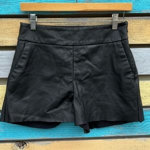 Express faux leather shorts